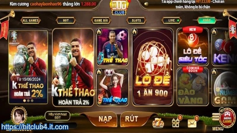 Hướng dẫn chơi K Thể thao HITCLUB